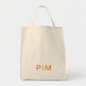 Gepersonaliseerde boodschappen Canvas tas (Voorkant)