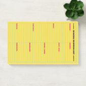 Gepersonaliseerde boodschappenlijst groot post-it® notes (Kantoor)