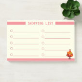 Gepersonaliseerde boodschappenlijst post-it® notes (Kantoor)