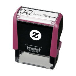 Gepersonaliseerde boog naam stempel