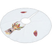 Gepersonaliseerde boom rok boho hert Buck Head Bro Kerstboom Rok (Gekanteld)