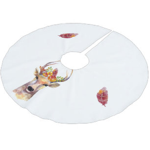 Gepersonaliseerde boom rok boho hert Buck Head Bro Kerstboom Rok