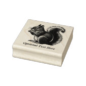 gepersonaliseerde boomeekhoorn rubberstempel (Stempel)