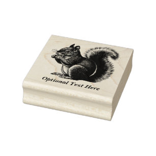 gepersonaliseerde boomeekhoorn rubberstempel