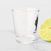 gepersonaliseerde boomeekhoorn shot glas (Links)