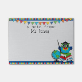 Gepersonaliseerde boomkor op Boeken Leraren Post i Post-it® Notes