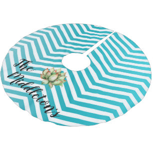 Gepersonaliseerde boomrok Boho Cacti Bohemian Succ Kerstboom Rok