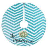 Gepersonaliseerde boomrok Boho Cacti Bohemian Succ Kerstboom Rok (Voorkant)