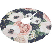 Gepersonaliseerde boomrok Geometric Garden Roos Na Kerstboom Rok (Gekanteld)