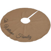 Gepersonaliseerde boomrok kerstboom rok (Gekanteld)