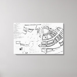 Gepersonaliseerde Boot Sailor Navy Nautical Home & Canvas Afdruk