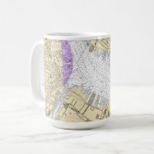 Gepersonaliseerde Boot Sailor Navy Nautical Home & Koffiemok (Voorkant links)