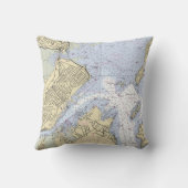 Gepersonaliseerde Boot Sailor Navy Nautical Home & Kussen (Achterkant)