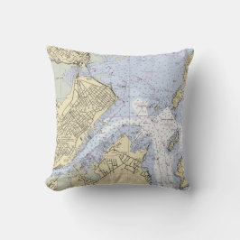 Gepersonaliseerde Boot Sailor Navy Nautical Home & Kussen