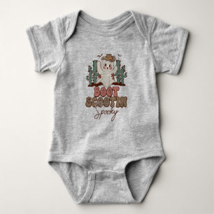 Gepersonaliseerde Boot Scootin Spooky 1st Hallowee Romper