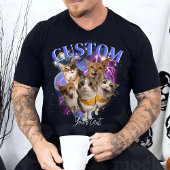 Gepersonaliseerde Bootleg Retro Funny Rap T-shirt