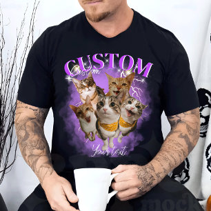 Gepersonaliseerde Bootleg Retro Funny Rap T-shirt