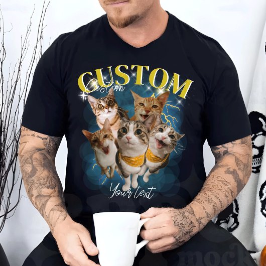 Gepersonaliseerde Bootleg Retro Funny Rap T-shirt