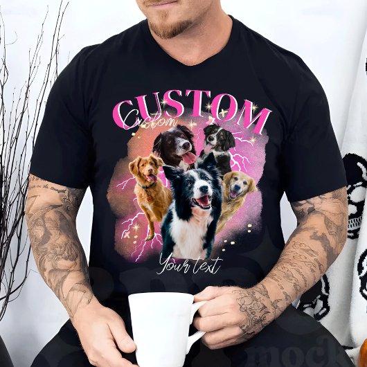 Gepersonaliseerde Bootleg Retro  Funny Rap T-shirt