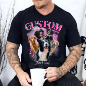 Gepersonaliseerde Bootleg Retro Funny Rap T-shirt