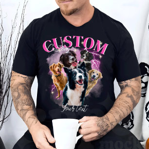 Gepersonaliseerde Bootleg Retro Funny Rap T-shirt