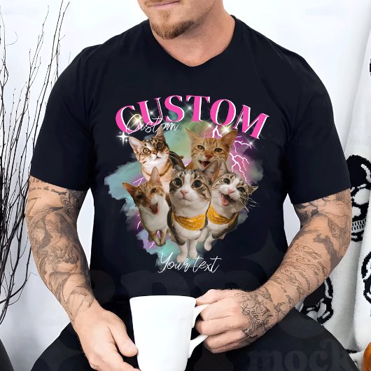 Gepersonaliseerde Bootleg Retro  Funny Rap T-shirt