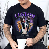 Gepersonaliseerde Bootleg Retro  Funny Rap T-shirt