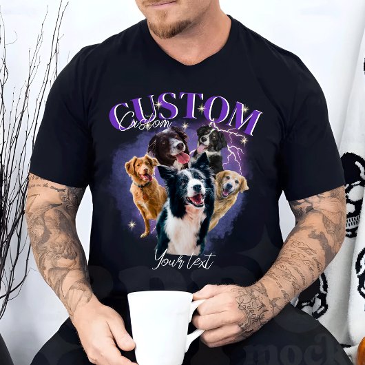 Gepersonaliseerde Bootleg Retro  Funny Rap T-shirt