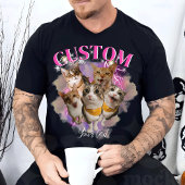 Gepersonaliseerde Bootleg Retro  Funny Rap T-shirt