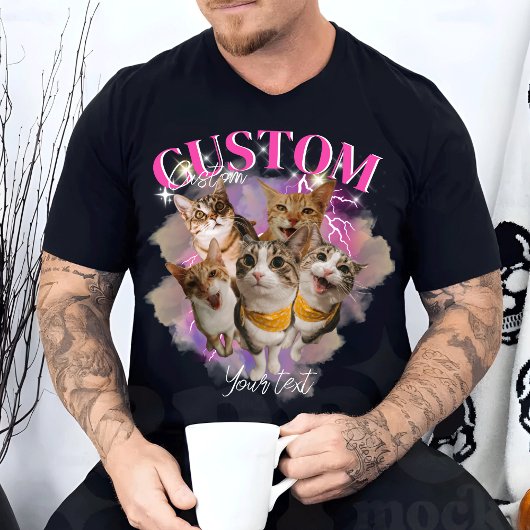 Gepersonaliseerde Bootleg Retro  Funny Rap T-shirt