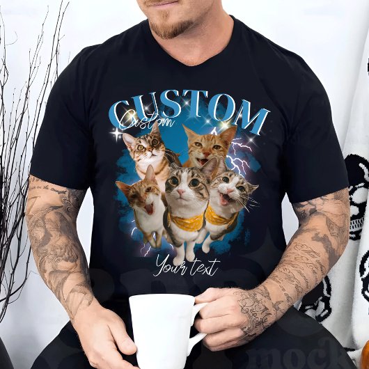 Gepersonaliseerde Bootleg Retro  Funny Rap T-shirt