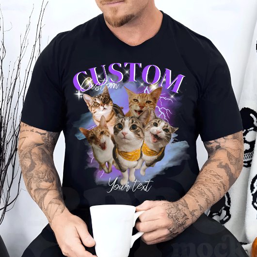 Gepersonaliseerde Bootleg Retro Funny Rap T-shirt