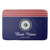 Gepersonaliseerde bootnaam badmat (Voorkant)