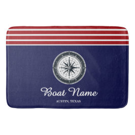 Gepersonaliseerde bootnaam badmat