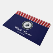 Gepersonaliseerde bootnaam deurmat (Schuin)