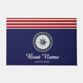 Gepersonaliseerde bootnaam deurmat (Voorkant)