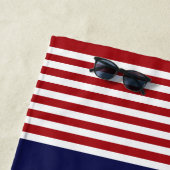 Gepersonaliseerde bootnaam strandlaken (In situ)