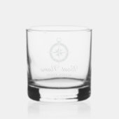 Gepersonaliseerde bootnaam whisky glas (Achterkant)