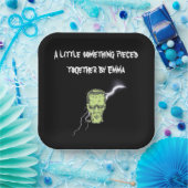 Gepersonaliseerde Borden, Frankenstein Halloween Papieren Bordje (Feest)