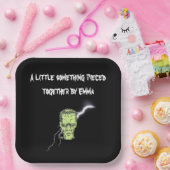 Gepersonaliseerde Borden, Frankenstein Halloween Papieren Bordje (Feest)