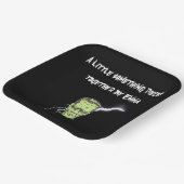 Gepersonaliseerde Borden, Frankenstein Halloween Papieren Bordje (Gebogen)