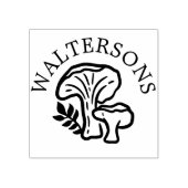 Gepersonaliseerde bosrijke paddenstoelen Wax Seal  Rubberstempel (Afrduk)