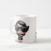 Gepersonaliseerde Boss Lady Mok/Perfect Gift Koffiemok (Voorkant links)