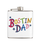 Gepersonaliseerde Bostin Dad Black Country Hip Fla Heupfles (Voorkant)