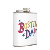 Gepersonaliseerde Bostin Dad Black Country Hip Fla Heupfles (Rechts)