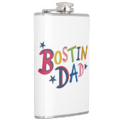 Gepersonaliseerde Bostin Dad Black Country Hip Fla Heupfles (Rechts)