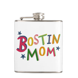 Gepersonaliseerde Bostin Mum Black Country Hip Fla Heupfles