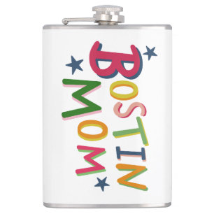 Gepersonaliseerde Bostin Mum Black Country Hip Fla Heupfles