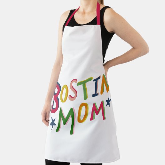 Gepersonaliseerde Bostin Mum Black Country Schort (Insitu)