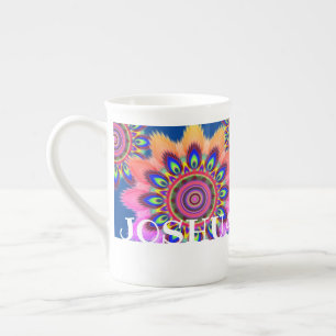 Gepersonaliseerde bot china mok boho mandala